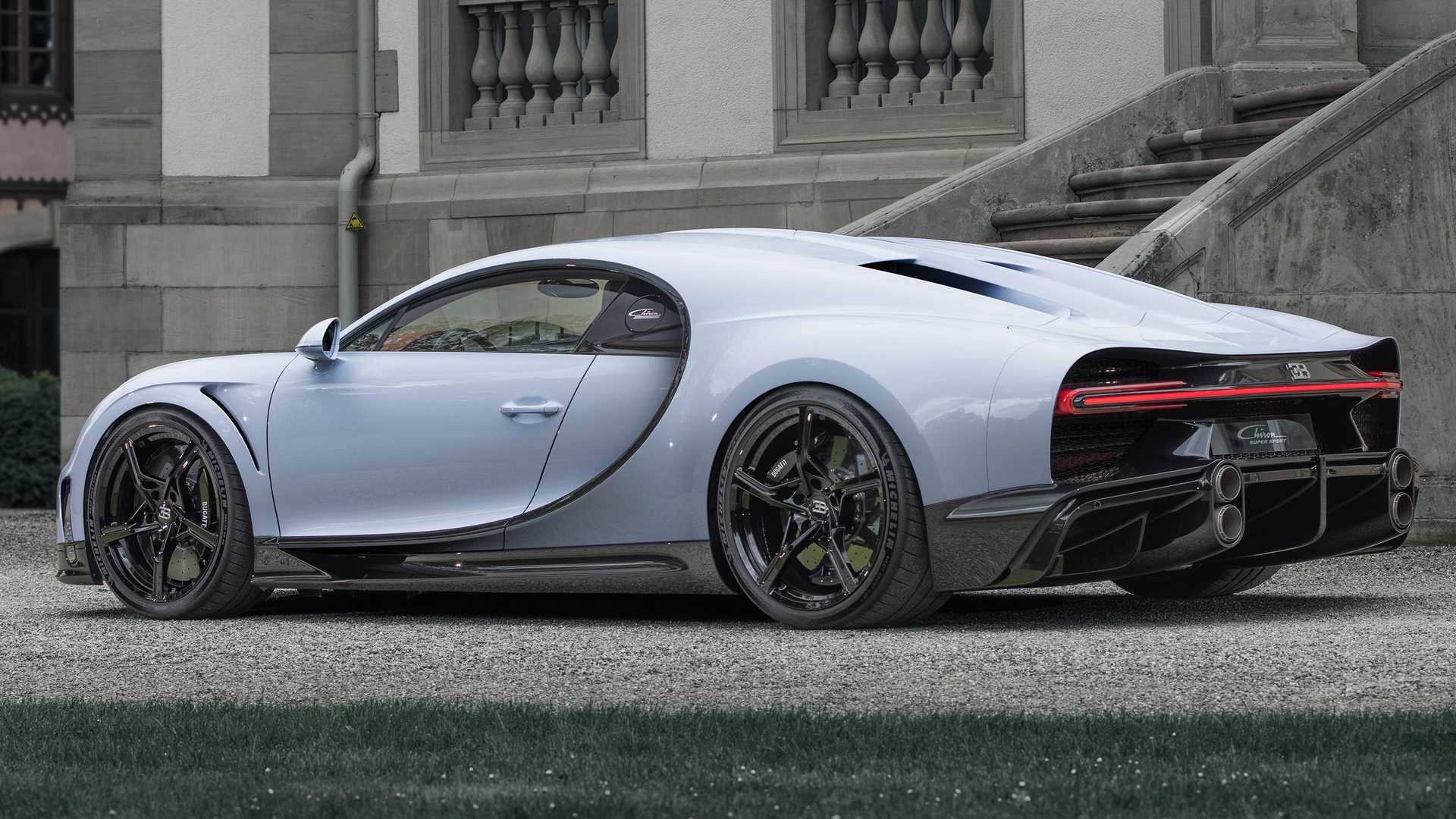 2021-es Bugatti Chiron Super Sport hátulról